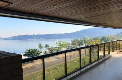 Apartamento com 4 quartos à venda frente mar em charitas niterói rj