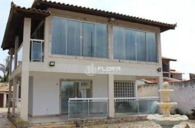 Casa com 4 dormitórios à venda, 972 m² por r$ 1.190.000,00 - cordeirinho (ponta negra) - maricá/rj