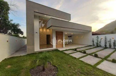Casa com 4 dormitórios à venda, 192 m² por r$ 730.000,00 - chácaras de inoã (inoã) - maricá/rj