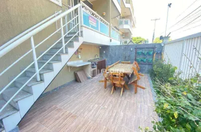 Apartamento Garden com 3 dormitórios para alugar, 135 m² por R$ 5.050,00/mês - Piratininga - Niterói/RJ