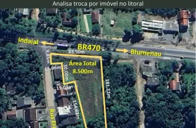 Terreno à venda no Encano do Norte, Indaial 