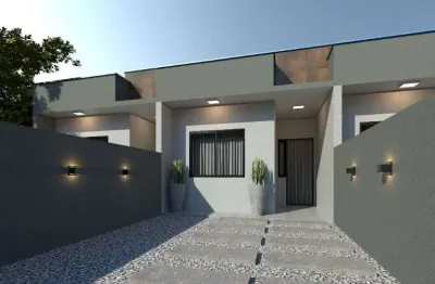 Casa com 2 dormitórios à venda, 54 m² por r$ 410.000,00 - gravatá - navegantes/sc