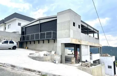 Salão comercial para locação em cajamar, portais (polvilho), 2 banheiros