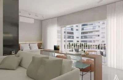 Apartamento para venda em santana de parnaíba, tamboré, 1 dormitório, 1 suíte, 1 banheiro, 1 vaga