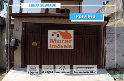 Casa para venda em cajamar, polvilho (polvilho), 4 dormitórios, 2 suítes, 4 banheiros, 2 vagas