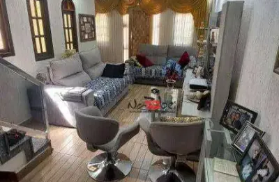 Sobrado com 3 dormitórios à venda, 158 m² por r$ 750.000,00 - vila carmosina - são paulo/sp