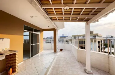Cobertura para venda em cabo frio, algodoal, 4 dormitórios, 2 suítes, 3 banheiros, 2 vagas