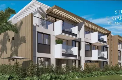 Flat para venda em cabo frio, praia do forte, 1 dormitório, 1 banheiro, 1 vaga