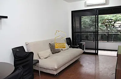 Apartamento mobiliado à venda ou para alugar com 1 quarto, 1 vaga e ar condicionado no jardim paulista - sp, próximo ao shopping cidade são paulo e avenida paulista.