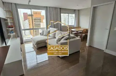 Aluguel de apartamento de 100m²au, 2 quartos (1suíte) e 1 vaga no itaim