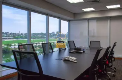 Aluguel de conjunto comercial com vista para o jockey, 162m²au e 5 vagas ao lado do clube pinheiros