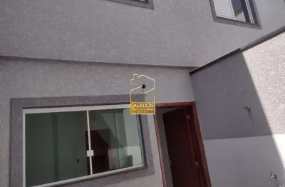 Sobrado novo para venda com 100m², 3 quartos, 1 suite e 2 garagens na vila clarice - sp