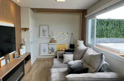 Apartamento de cobertura à venda com 2 quartos e 1 vaga no campo grande - sp,  próximo a av. nossa senhora do sabará