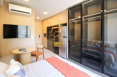 Apartamento à venda 25m² mobiliado, 1 quarto, sem vaga de garagem