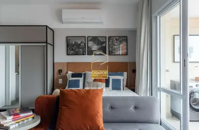 Apartamento para venda e locação 42m², 1 quarto, 1 vaga no campo belo