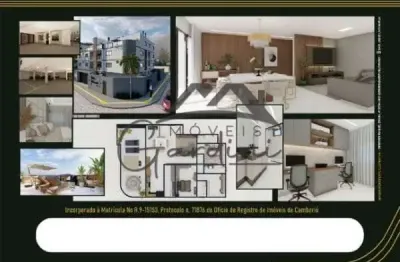 Apartamento com 2 quartos à venda na rua avelino bertelli, 290, cedro, camboriú por r$ 566.500