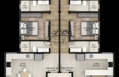 Apartamento com 2 quartos à venda na rua edmundo kienast, 116, fazenda, itajaí por r$ 1.159.673