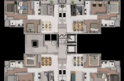 Apartamento com 3 quartos à venda na rua josé lopes, 173, cordeiros, itajaí por r$ 666.353