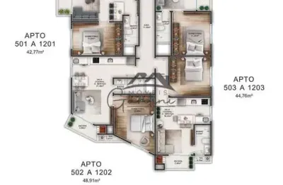 Apartamento com 1 quarto à venda na rua josé marçal dutra, 84, fazenda, itajaí por r$ 647.280