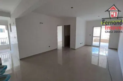 Apartamento alto padrão  com 3 suítes à venda, 104 m² por r$ 950.000 -parcelamento direto  canto do forte - praia grande/sp