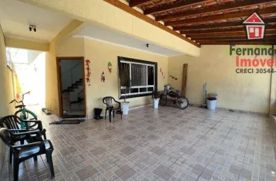 Sobrado com 3 dormitórios à venda, 126 m² por r$ 650.000,00 - guilhermina - praia grande/sp