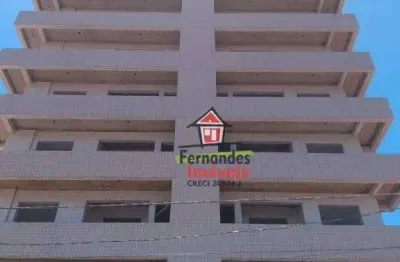 Apartamento novo fase final de acabamento com 1 dormitório à venda, 43 m² por r$ 250.000 - mirim - praia grande/sp