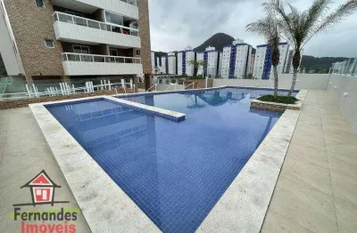 Apartamento novo semi mobiliado com 2 dormitórios à venda, 64 m² - canto do forte ao lado do pão de açúcar, - praia grande/sp