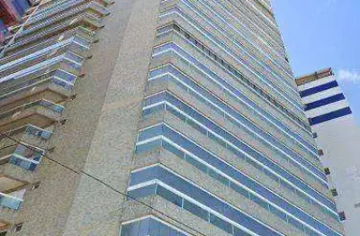 Apartamento vista lateral mar mobiliado  com 2 dormitórios à venda, 93 m² por r$ 530.000 - ocian - praia grande/sp