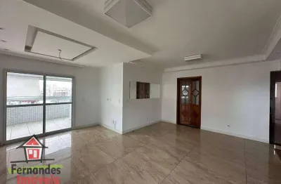 Apartamento planejdo frente rua com 3 quartos, perto da praia  à venda, 132 m² por r$ 795.000 - vila guilhermina - praia grande/sp