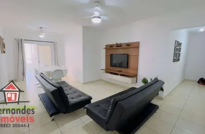 Apartamento mobiliado  frente duas quadras da praia 2 quartos à venda, 103 m² por r$ 510.000 - tupi - praia grande/sp