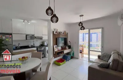 Apartamento mobiliado e decorado com 2 quartos  à venda no canto do forte, 66 m² por r$ 550.000  - praia grande/sp