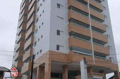 Apartamento com 2 dormitórios para alugar, 75 m² por r$ 3.100/mês  guilhermina - praia grande/sp