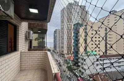 Apartamento com 158 m² uma quadra da praia 3 quartos à venda,  por r$ 800.000  canto do forte  praia grande sp