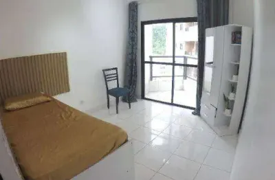 Kitão dividido 1 quarto com sacada e  elevador;  à venda, 38 m² por r$ 240.000  canto do forte  praia grande sp