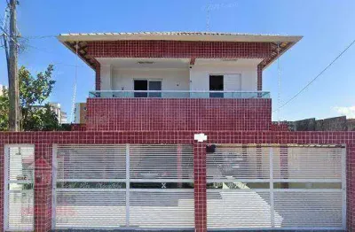 Casa de condomínio com 2 dormitórios para alugar definitivo pacote  50 m² por r$ 1.700 mês - mirim - praia grande/sp