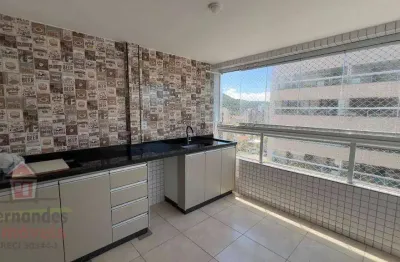 Apartamento com 3 dormitórios para alugar definitivo pacote, 117 m² por R$ 6.700/mês - Canto do Forte - Praia Grande/SP