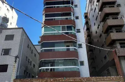 Apartamento com 1 dormitório 2 sacadas    à venda perto da praia  46 m² por r$ 329.000  guilhermina  praia grande sp