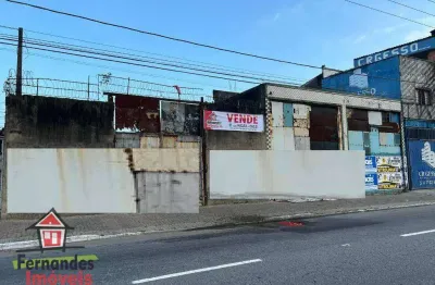 Terreno à venda na avenida vinhas, 672,50 m² por r$ 2.200.000  tupi  praia grande sp