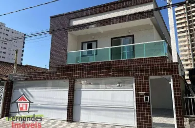 Casa nova de condomínio com 2 quartos à venda 59 m² por r$ 330.000  aviação  praia grande sp