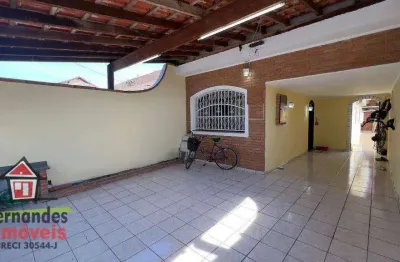 Casa térrea individual com 2 dormitórios à venda, 98 m² por r$ 620.000  canto do forte   praia grande sp