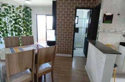 Apartamento 1 quarto com elevador  para alugar definitivo pacote  50 m² por r$ 2.100 tupi  praia grande/sp