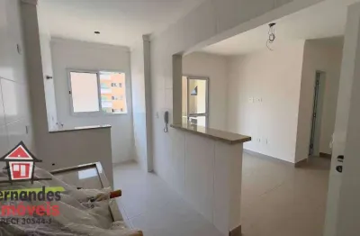 Apartamento novo  com 1 dormitório à venda, 42 m² por r$ 300.000 - aviação - praia grande/sp