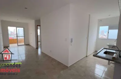 Apartamento novo  com clube de lazer 2 dormitórios à venda, 60 m² por r$ 460.000  boqueirão  praia grande sp
