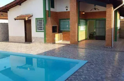 Casa  térrea isolada com 3 quartos para alugar definitivo pacote, 133 m² por R$ 5.200 mês  Balneário Flórida  Praia Grande/SP