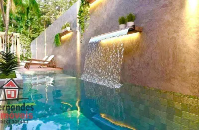 Casa de condomínio com 2 dormitórios à venda no parcelamento direto 43 m² por r$ 300.000  aviação  praia grande sp