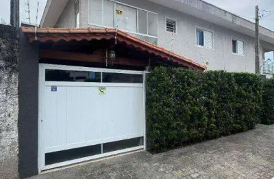 Belíssimo sobrado com 3 dormitórios à venda 100 metros da praia  101 m² por r$ 960.000 -  guilhermina - praia grande/sp