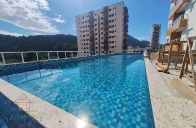Apartamento novo com 2 qurtos sendo 1 suíte  à venda, 66 m² por r$ 450.000  boqueirão  praia grande sp