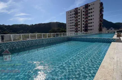 Apartamento novo  com 2 dormitórios sendo 1 suíte à venda, 60 m² por r$ 390.000 - boqueirão - praia grande/sp