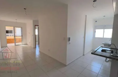 Apartamento novo no boqueirão em praia grande com 2 dormitórios sendo 1 suíte à venda, 60 m² por r$ 390.000
