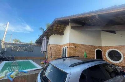 Casa térrea isolada mobiliada com piscina perto da praia à venda por r$830.000 balneário flórida praia grande/sp.